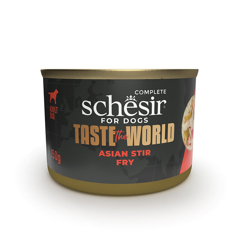 Schesir Taste the World КУРКА ПО-АЗІЙСЬКИ (Asian Stir Fry) консерви для собак, банка,150г