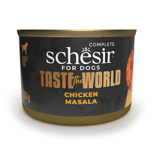 Schesir Taste the World МАСАЛА З КУРКОЮ (Chicken Masala) консерви для собак, банка, 150г