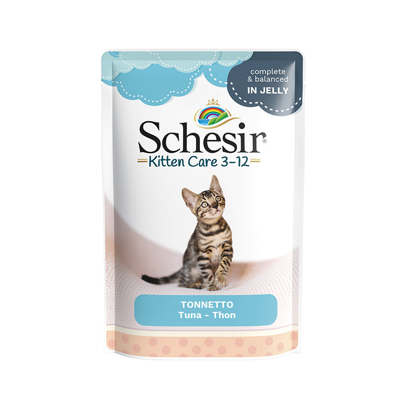 Schesir ТУНЕЦЬ ДЛЯ КОШЕНЯТ (Tuna Kitten) повнора конс д/кошенят, пауч, 85 г