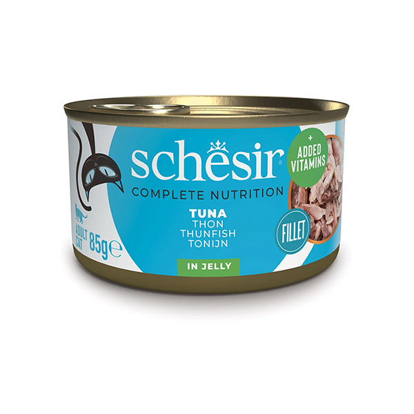 Schesir ТУНЕЦЬ (tuna) в желе консерви для котів банка. 85 гр
