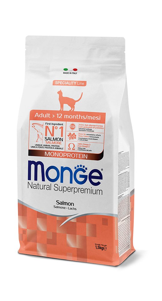 Monge Cat Adult з лососем 1,5
