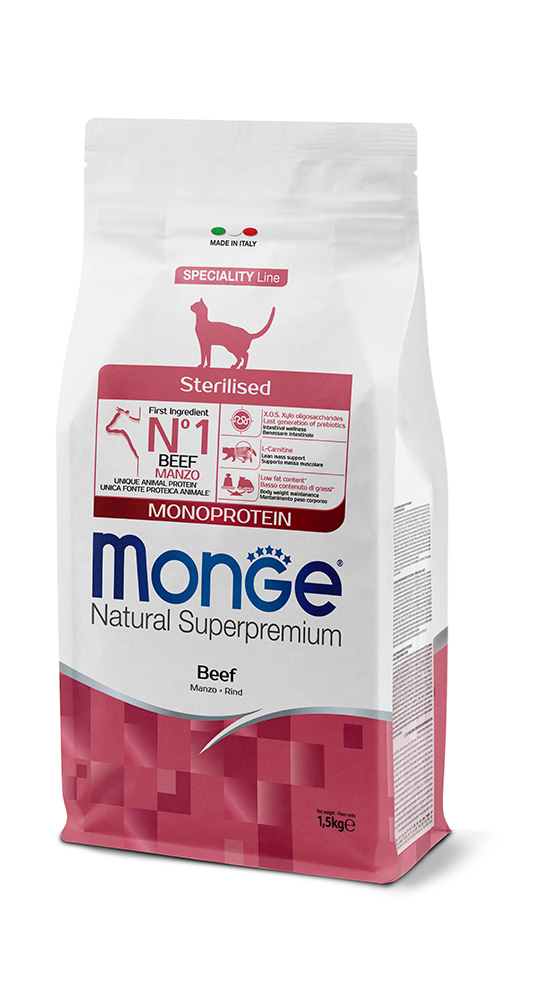 Monge Cat Sterilised з яловичиною 1,5