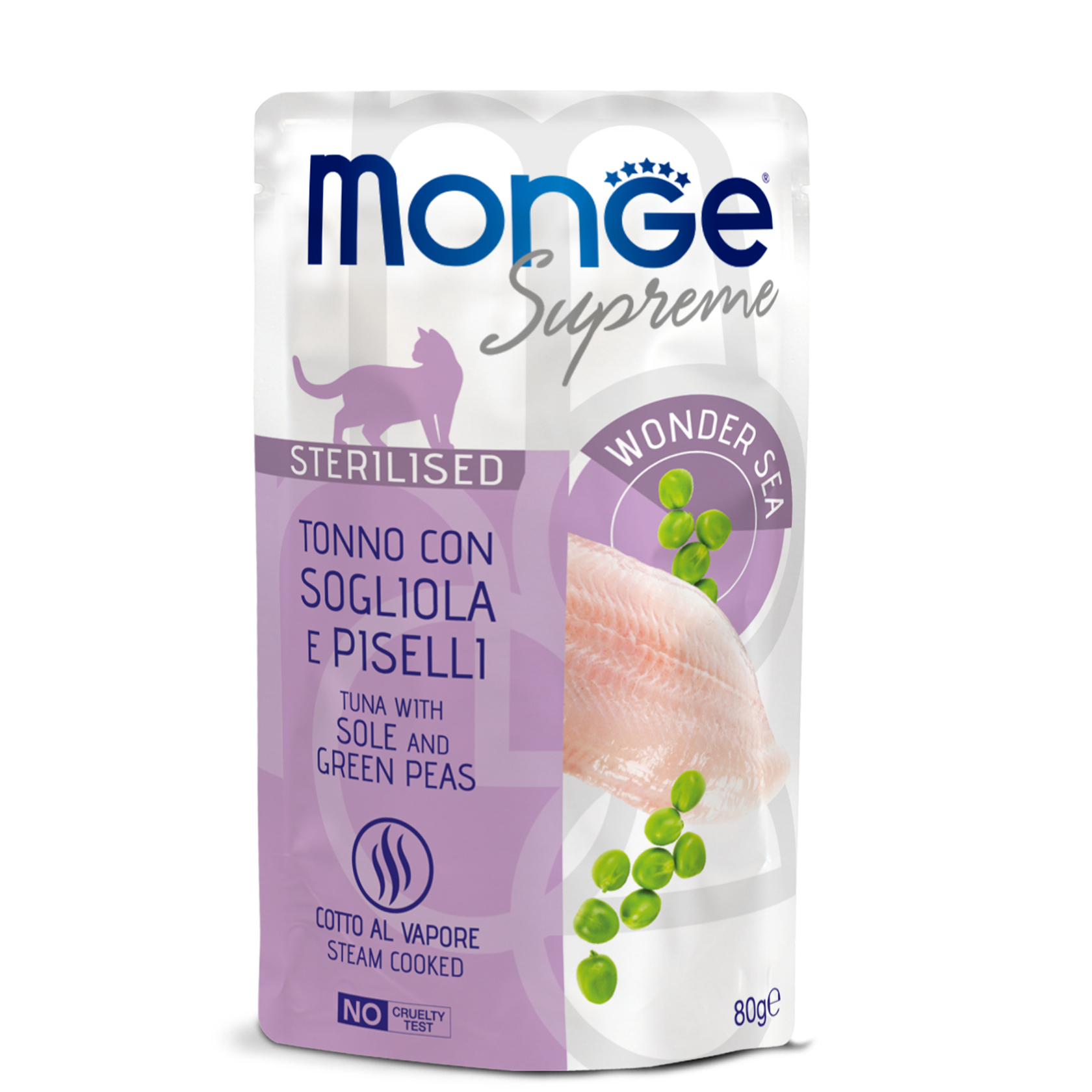 Monge корм для котів стерелізет. 80 гр