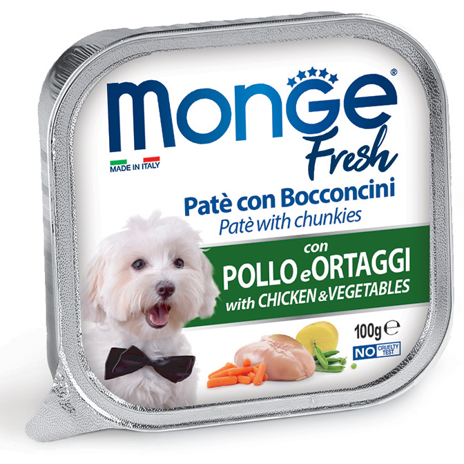 Monge Dog FRESH курка з овочами 0,1