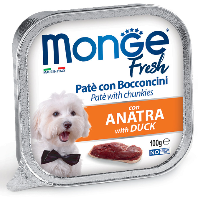 Monge Dog FRESH качка 0,1