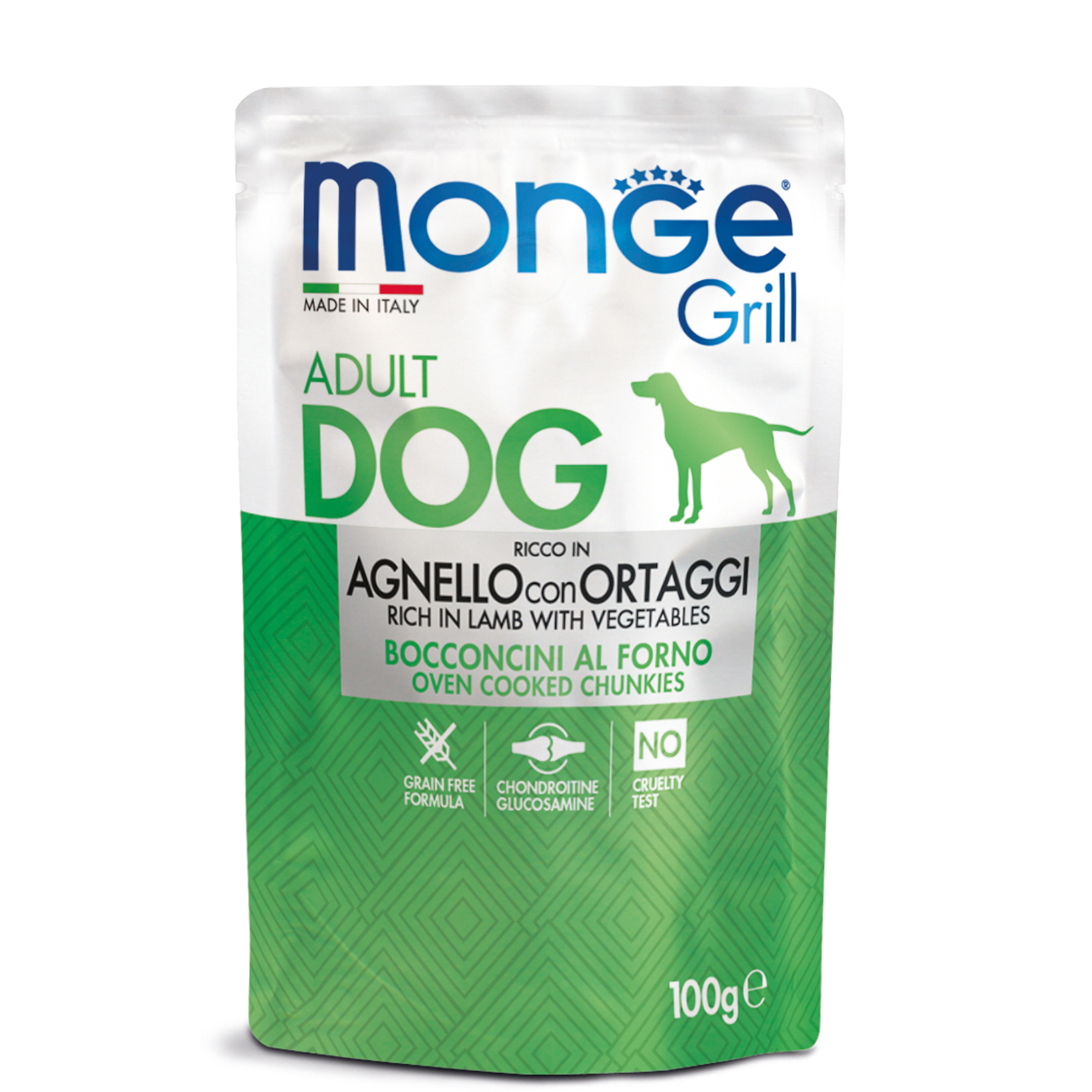 Monge Dog GRILL ягня з овочами 0,1