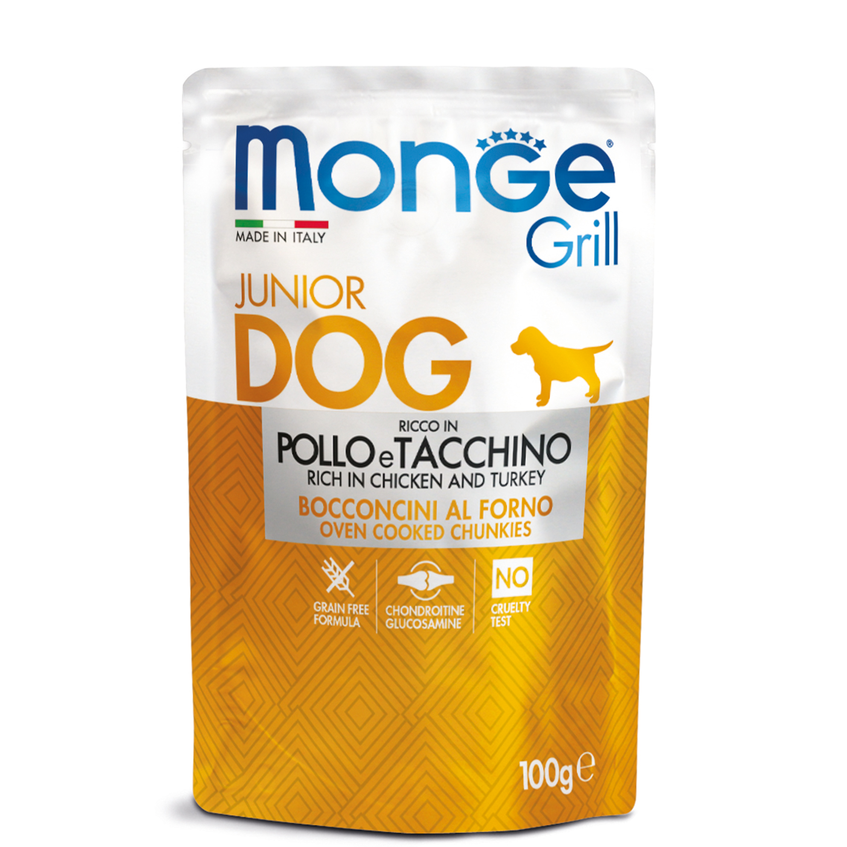Monge Dog GRILL Puppy & Junior курка з з індичкою 100gr 0,1