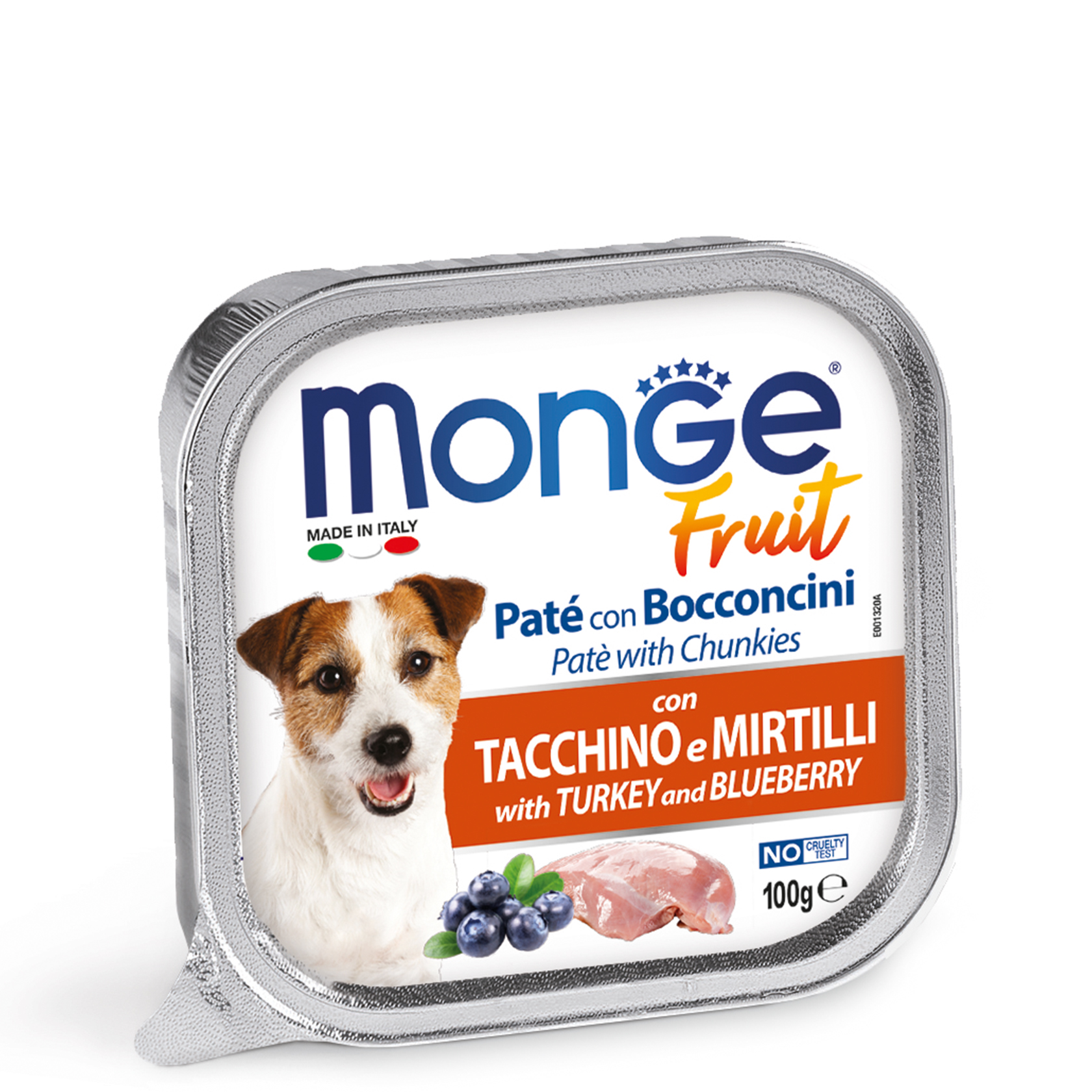 Monge Dog FRUIT індичка з чорницею 0,1