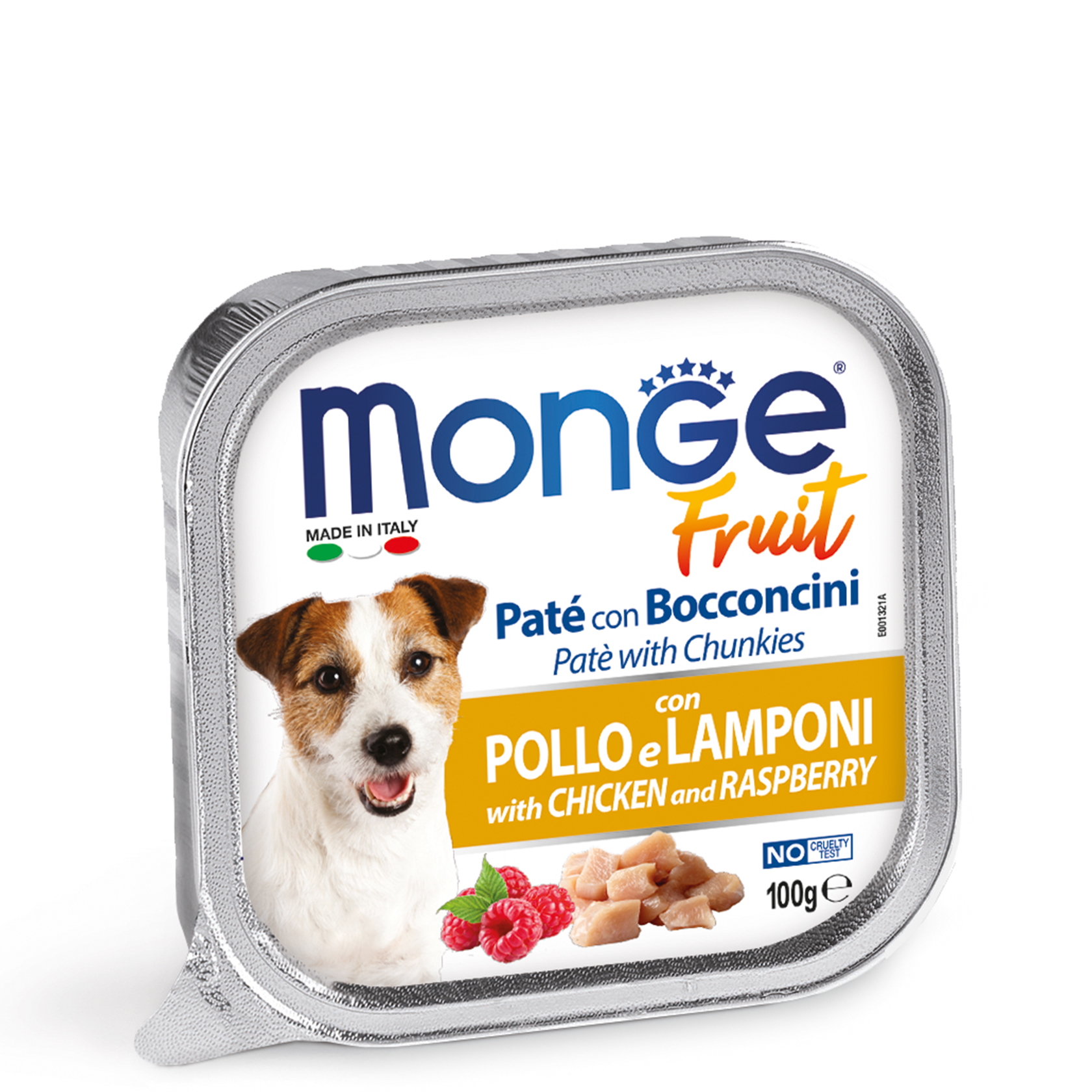 Monge Dog FRUIT курка з малиной 0,1