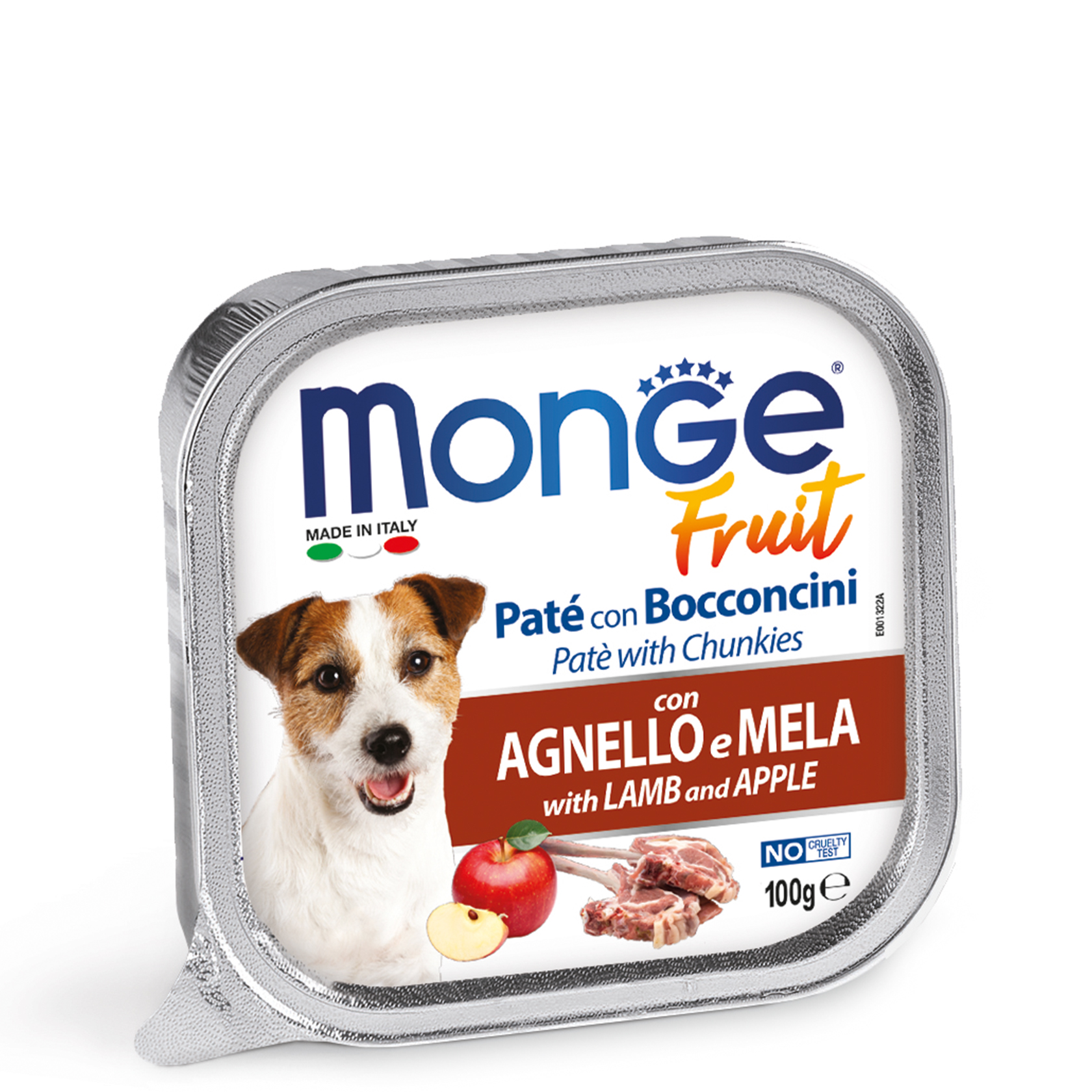 Monge Dog FRUIT ягня з яблуком 0,1