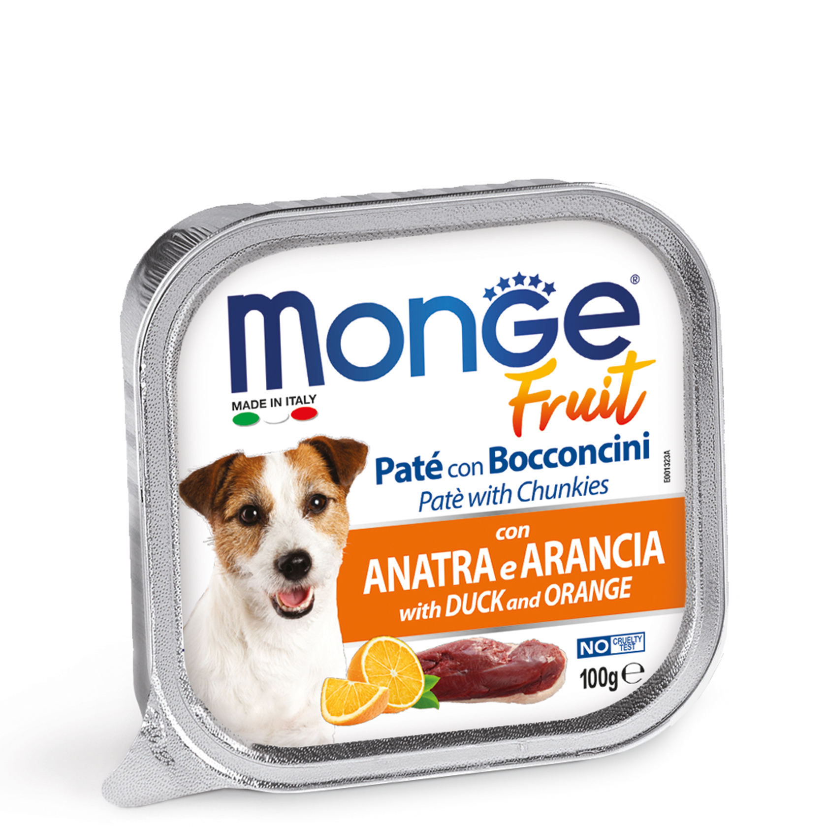 Monge Dog FRUIT качка з апельсином 0,1