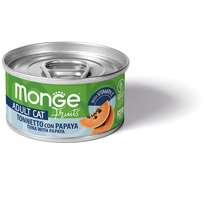MONGE FRUIT TUNA WITI I PAPAYA корм для котів 80 гр