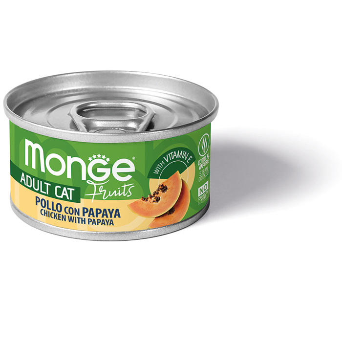 MONGE FRUIT CHIKEN PAPAY 80 гр корм для котів