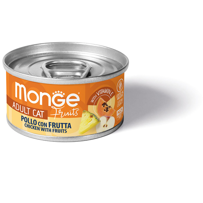 MONGE FRUIT CHIKEN WINH FRUITS 80 гр корм для котів