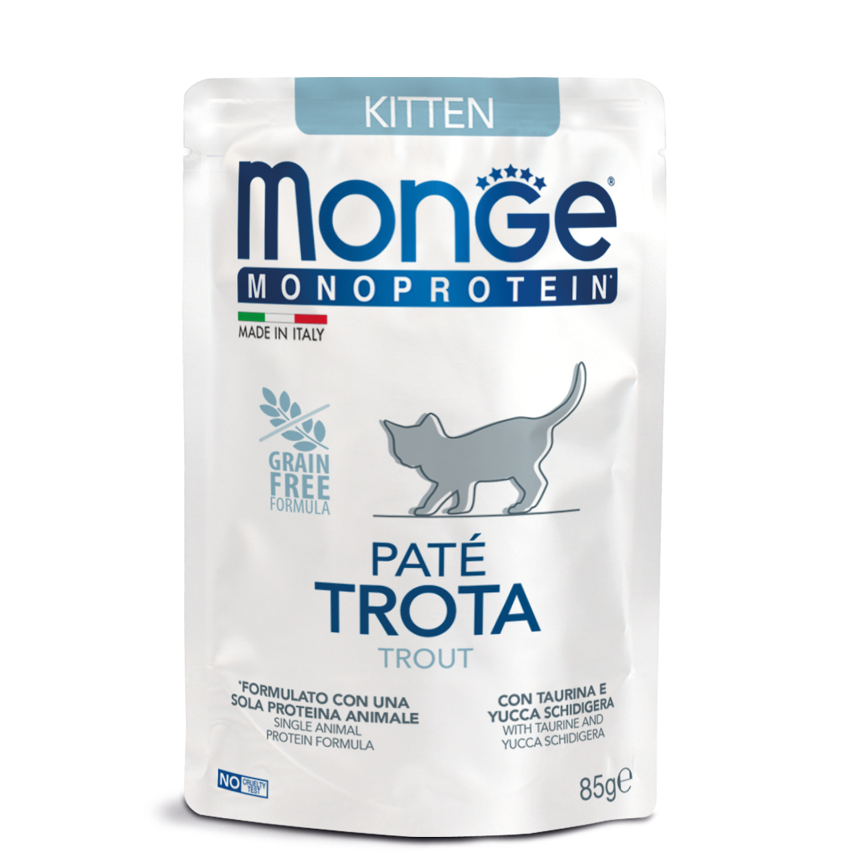 Monge Cat MONOPROTEIN Kitten 100% форель 0,085