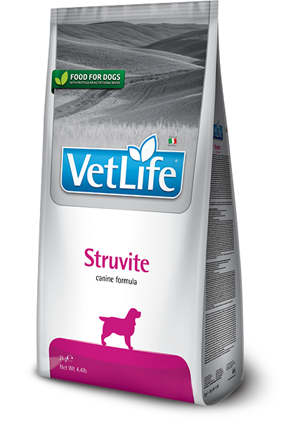 Фарміна дог сух Vet Life Struvite дієт. харчування, для розчинення струвітних уролітів, 2 кг 25227