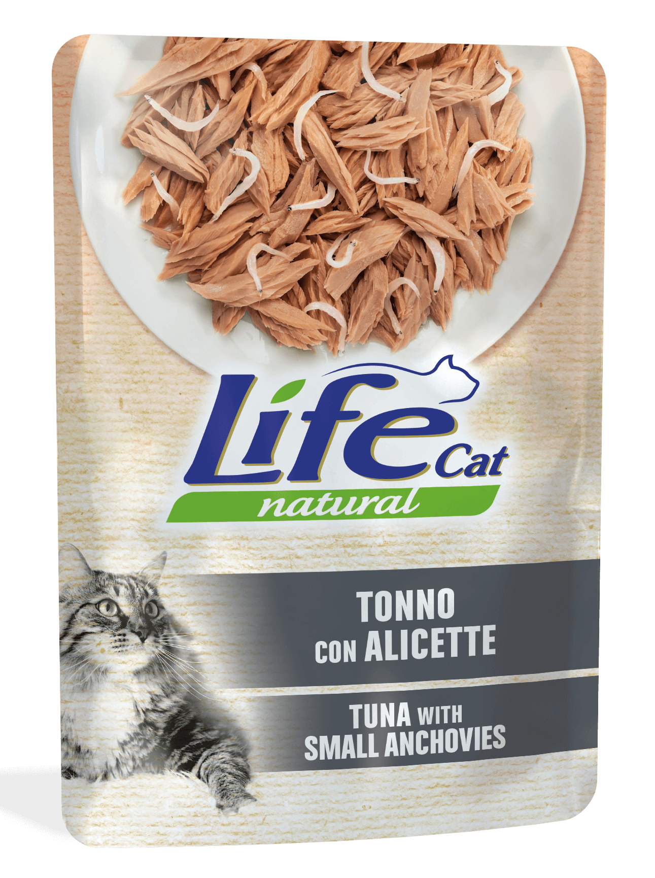 Lifecat naturale тунец с белой рыбой 70 гр