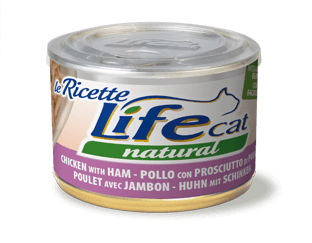Lifecat "Le Ricette" Куряче філе з шинкою 150 гр