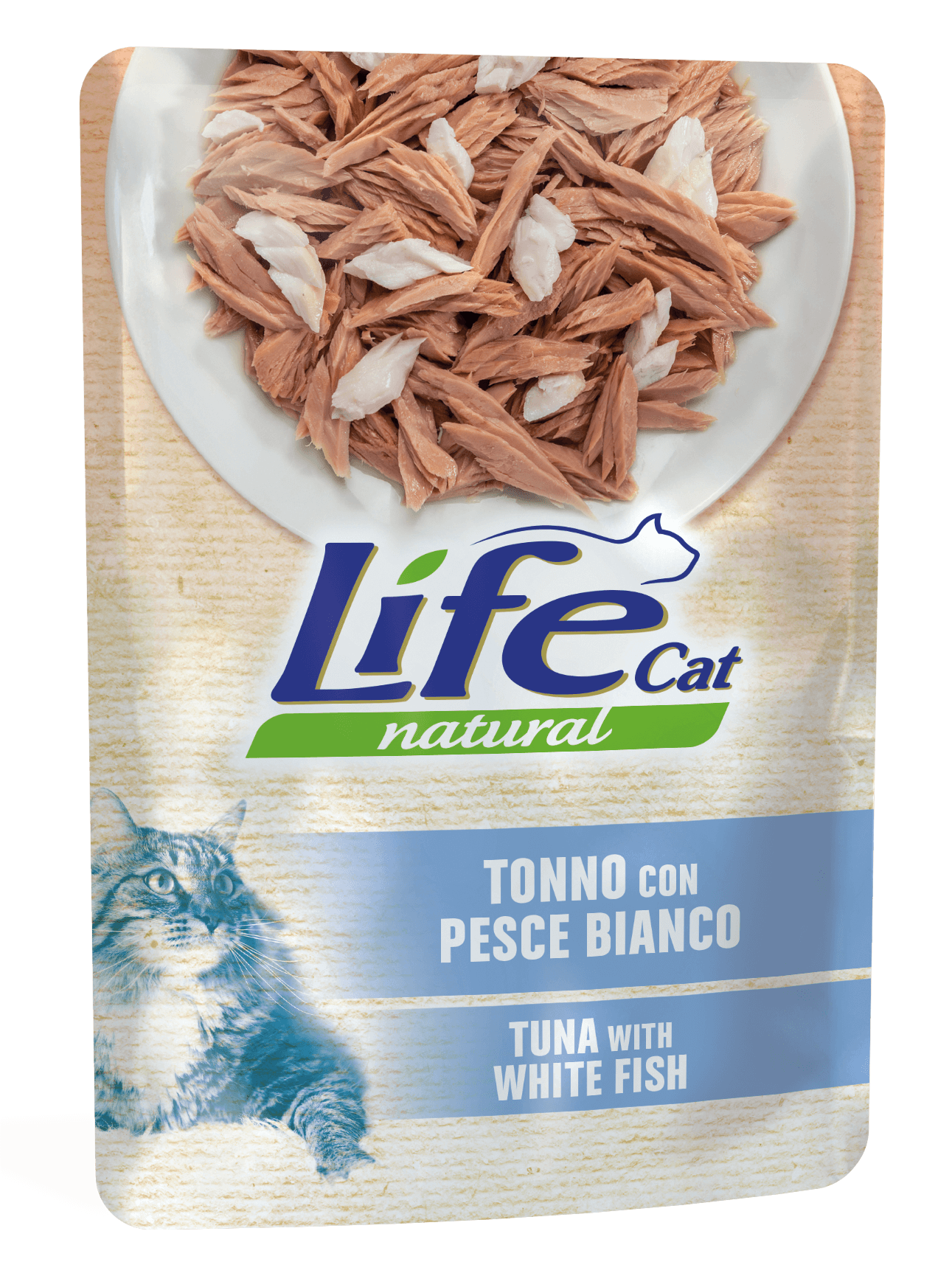 Lifecat 70 грам пауч Тунець з білою рибою 10141