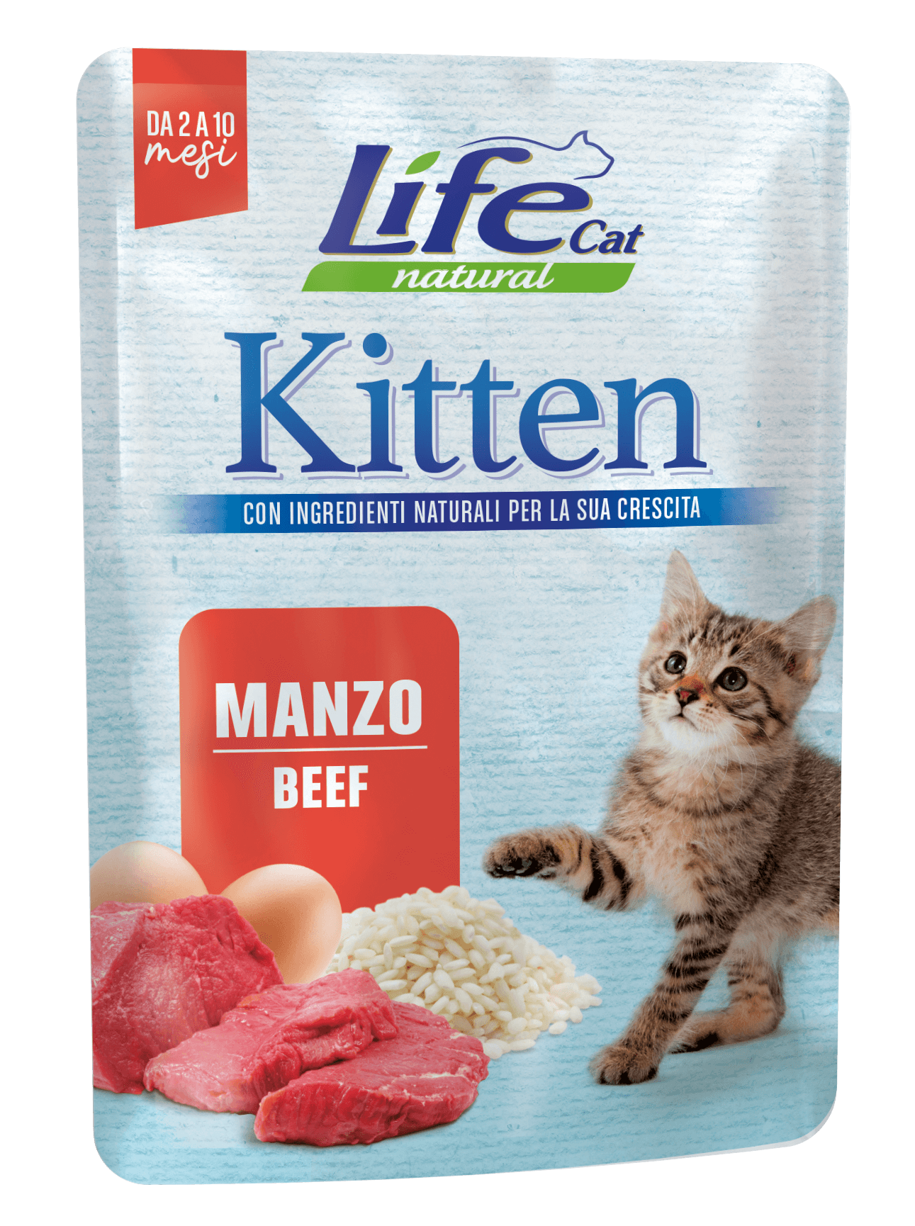 Lifecat 70 гр для котят з яловичиною