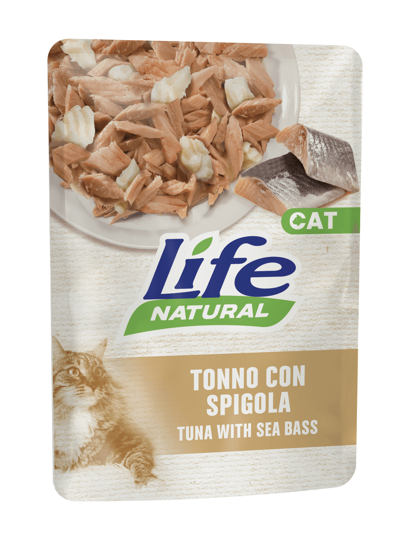 Lifecat 70 грам Тунець з морським окунем пауч 10148