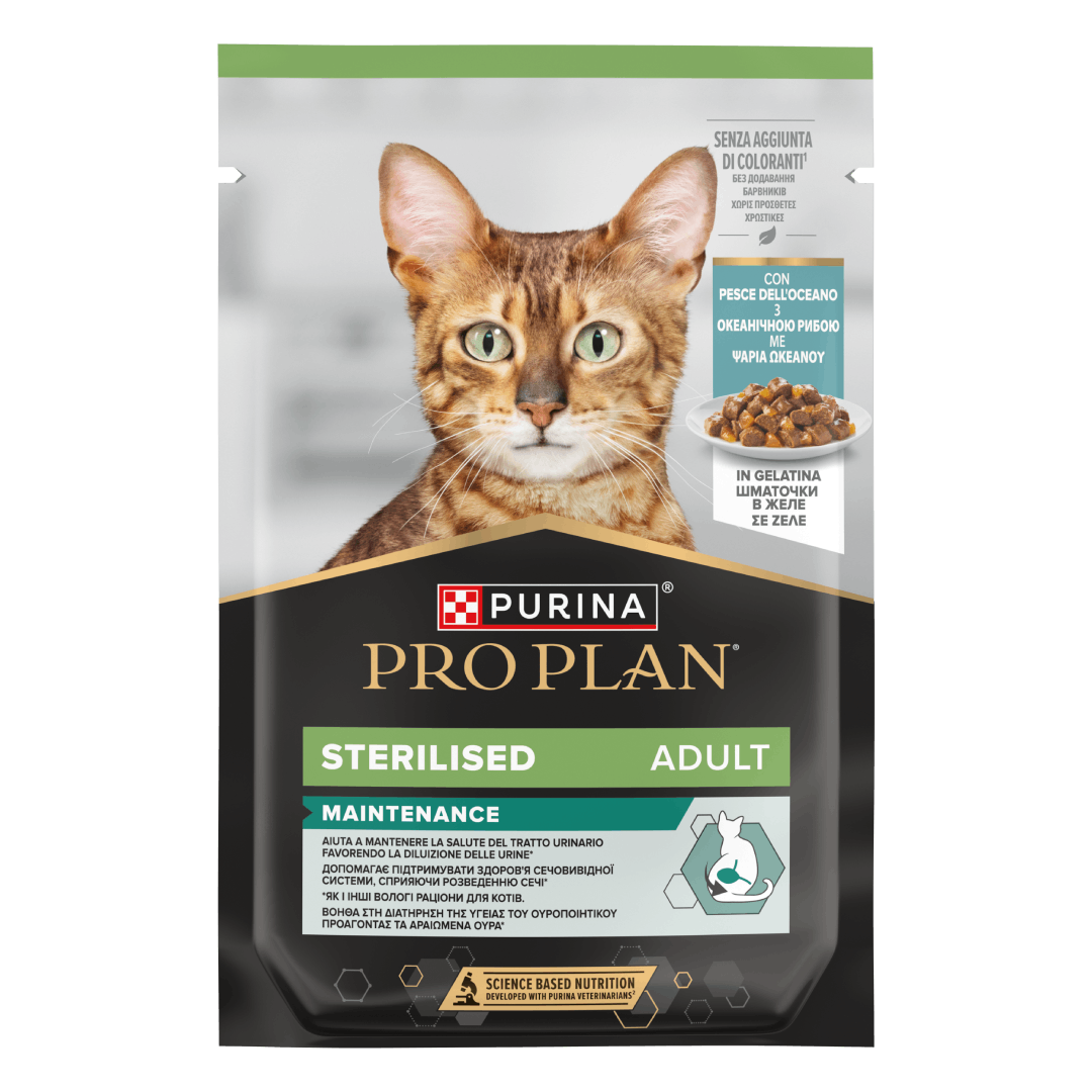 Proplan sterilised adult океаніческая риба 85 гр