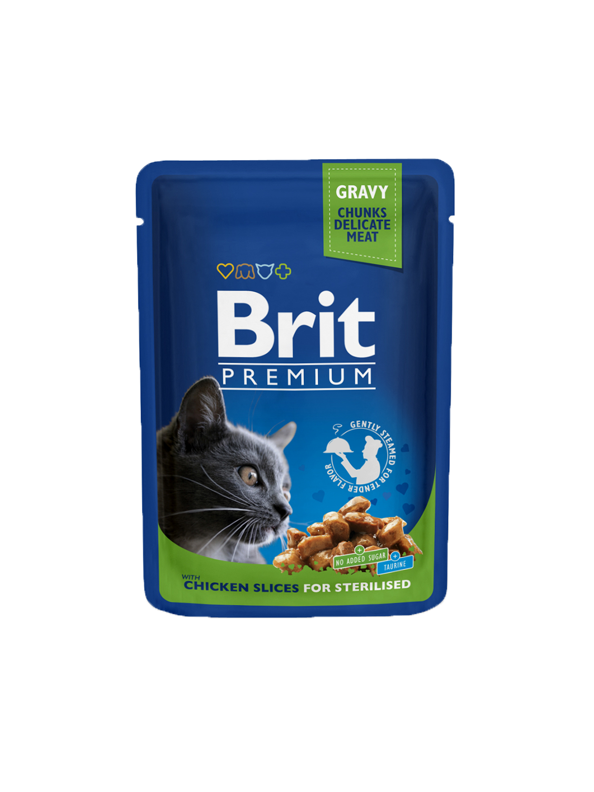Brit Premium Cat pouch 100 g курица д/стерилизованных