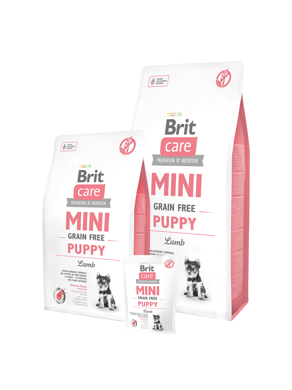 Brit Care GF Mini Puppy 2 kg Lamb (д/щенков малых пород) ягненок