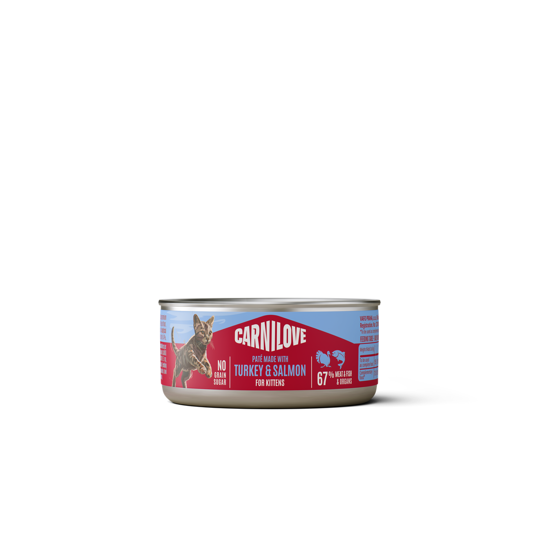 Carnilove Cat k 100g індичка,лосось д/ кошенят арт.100559/111280/8950