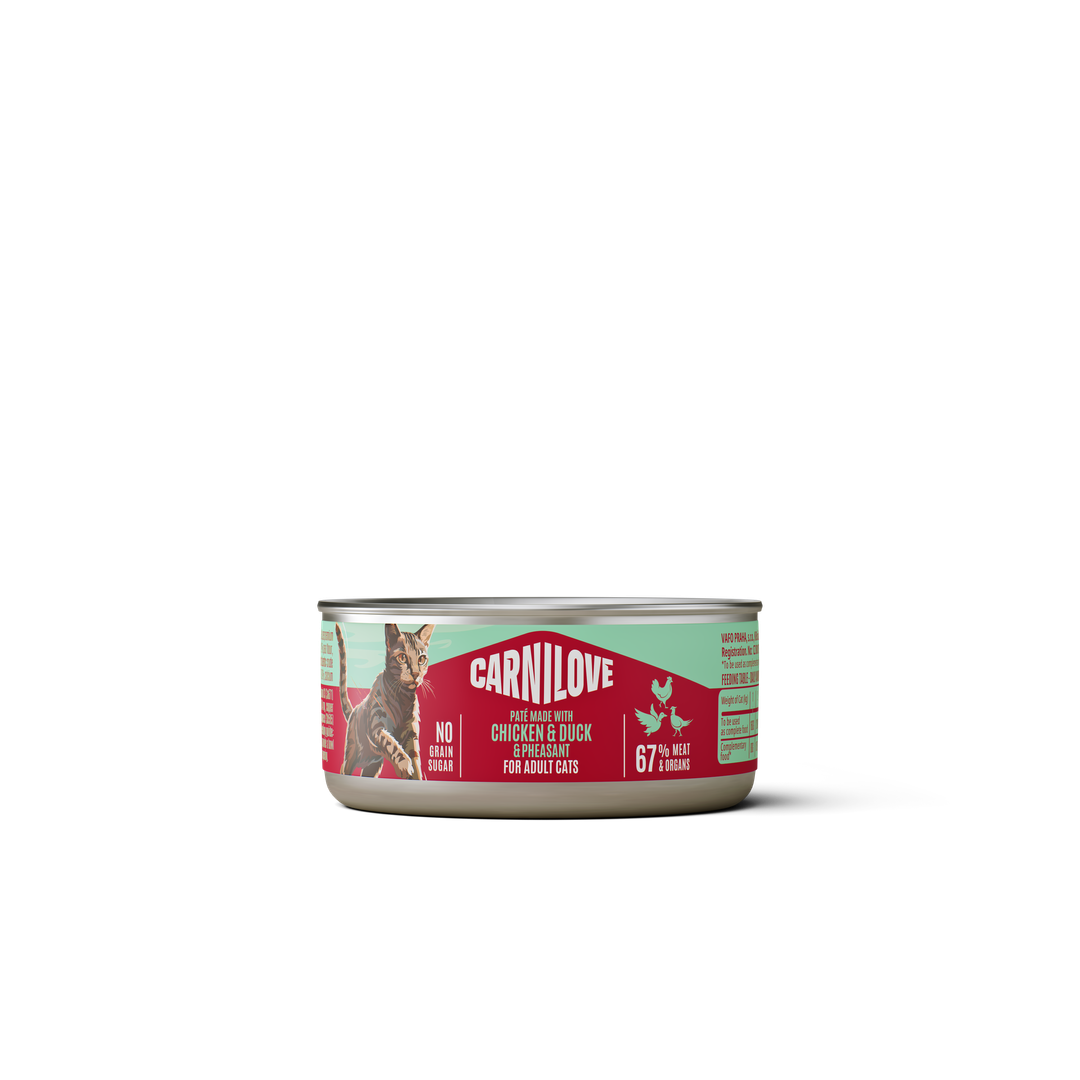Carnilove Cat k 100g курка, качка, фазан д/ котів