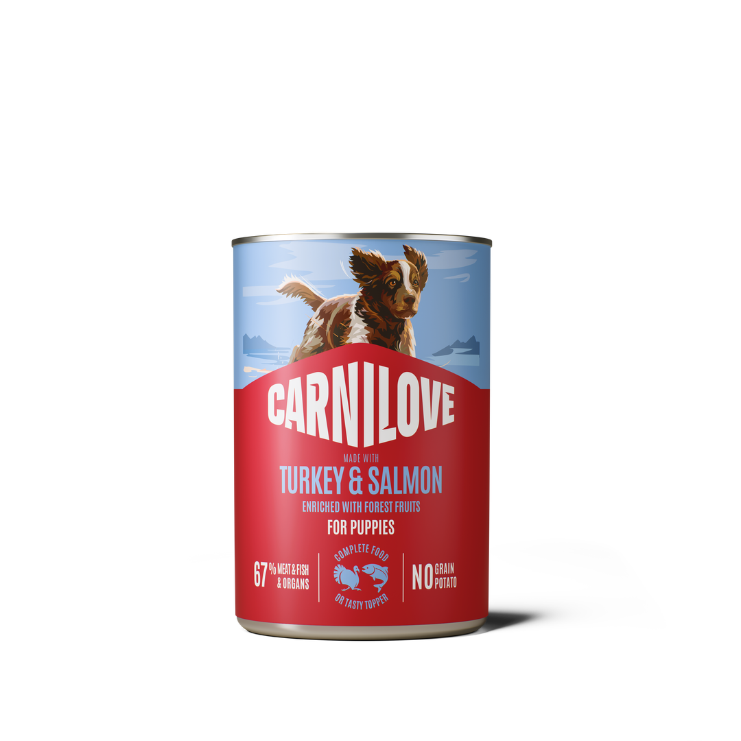Carnilove Puppy 400 гр лосось индейка