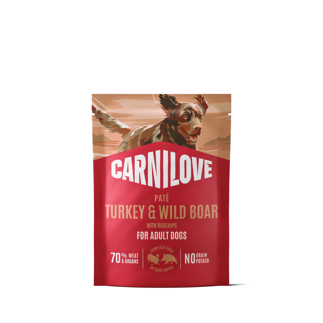 Корм вологий Carnilove Pate Wild Boar with Rosehips пауч для собак з диким кабаном і шипшиною 300 г aрт.111696/537709