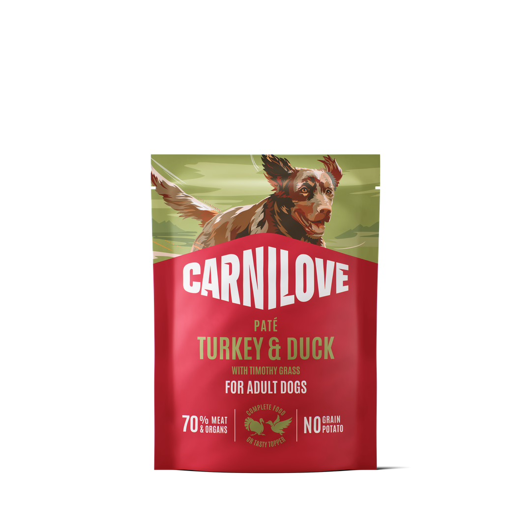 Корм вологий Carnilove Pate Duck with Timothy Grass пауч для собак з качкою і тимофіївкою 300 г aрт.111698/537723