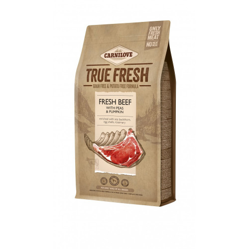 Сухий корм для дорослих собак всіх порід Carnilove True Fresh BEEF для Adult dogs з яловичиною 1.4 кг
