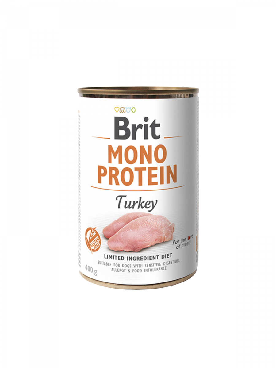 Brit Mono Protein Dog k 400 g с индейкой и бататом
