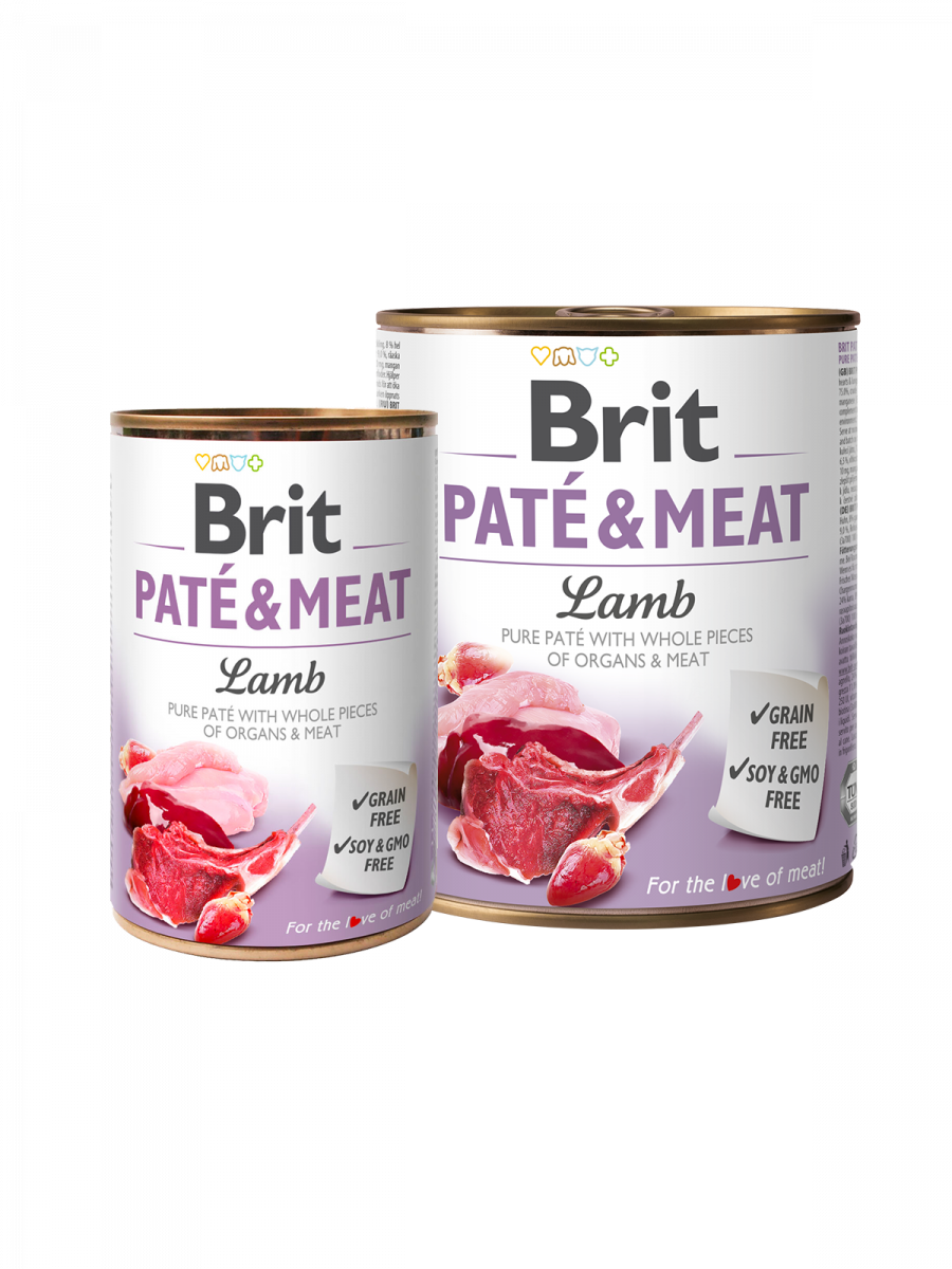 Brit Pat and Meat Dog k 400 g с ягненком