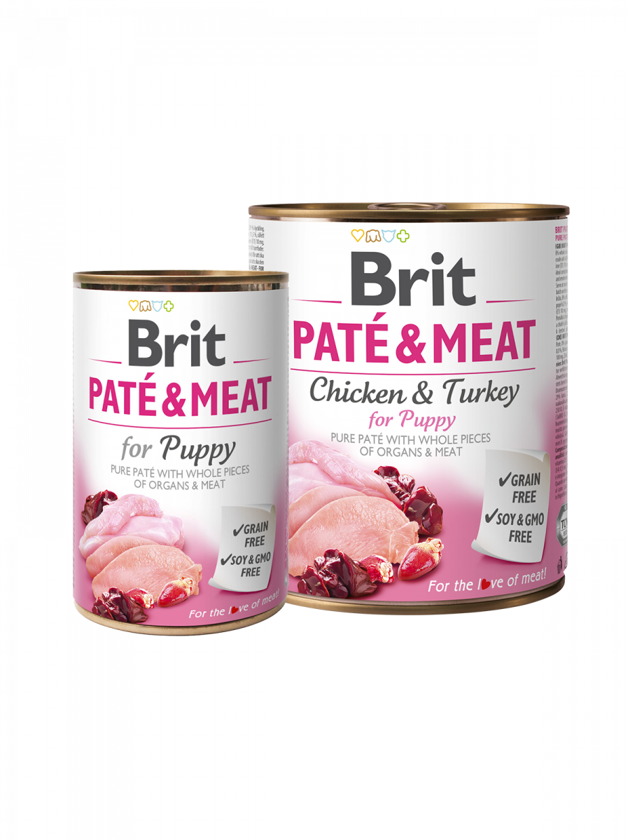 Brit Pat and Meat Puppy 400 g chicken and turkey