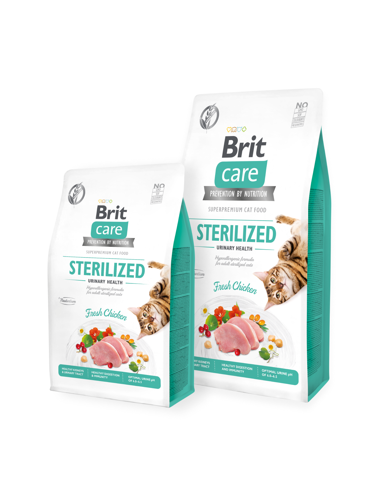 Brit Care Cat стерилайзд іммюніті для стерелізованих котів свинина 0.4 кг