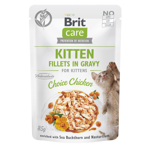 Brit корм для кошенят з куркою 85 гр