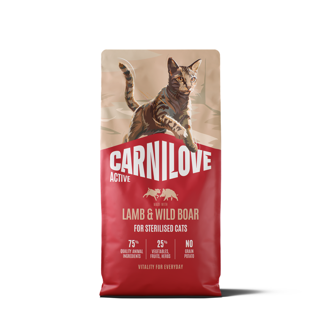 Корм сухий Carnilove Ектів Лемб енд Вайлд Боар Стерілайзд д/стерилізованих котів ягня і дикий кабан 2 кг арт.173704