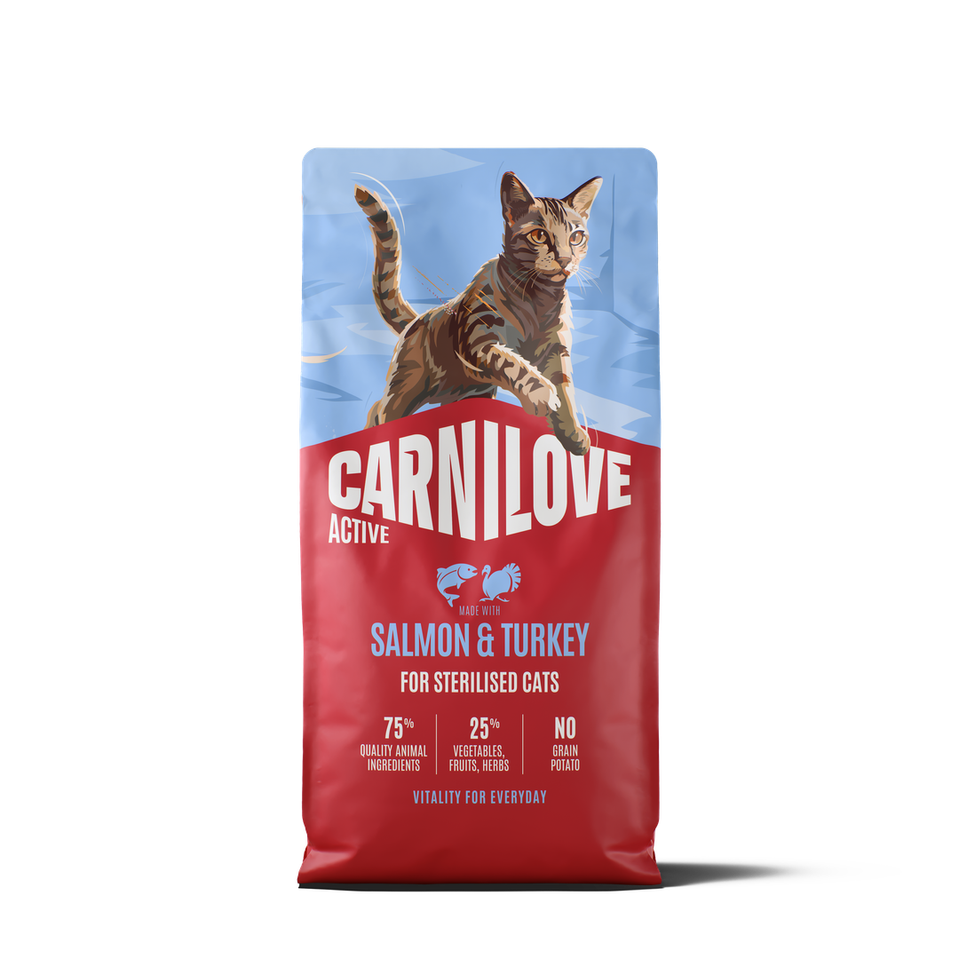 Корм сухий Carnilove Ектів Селмон енд Тьоркі Стерілайзд д/стерилізованих котів лосось та індичка 2 кг арт.173710