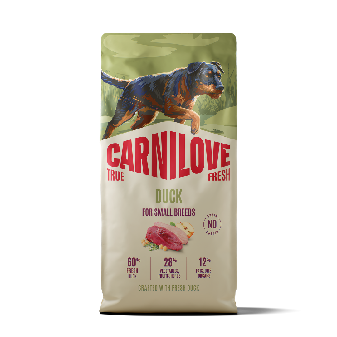 Корм сухий Carnilove Тру Фреш Дак Смол Брідд/cобак малих порід качка 1,5 кг арт.173733