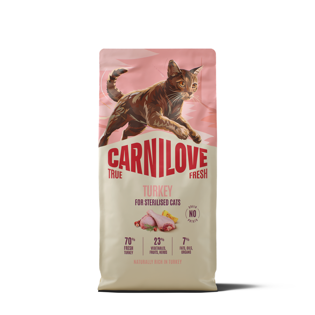 Корм сухий Carnilove Тру Фреш Тьоркі Стерілайзд д/стерилізованих котів індичка 2 кг арт.173749