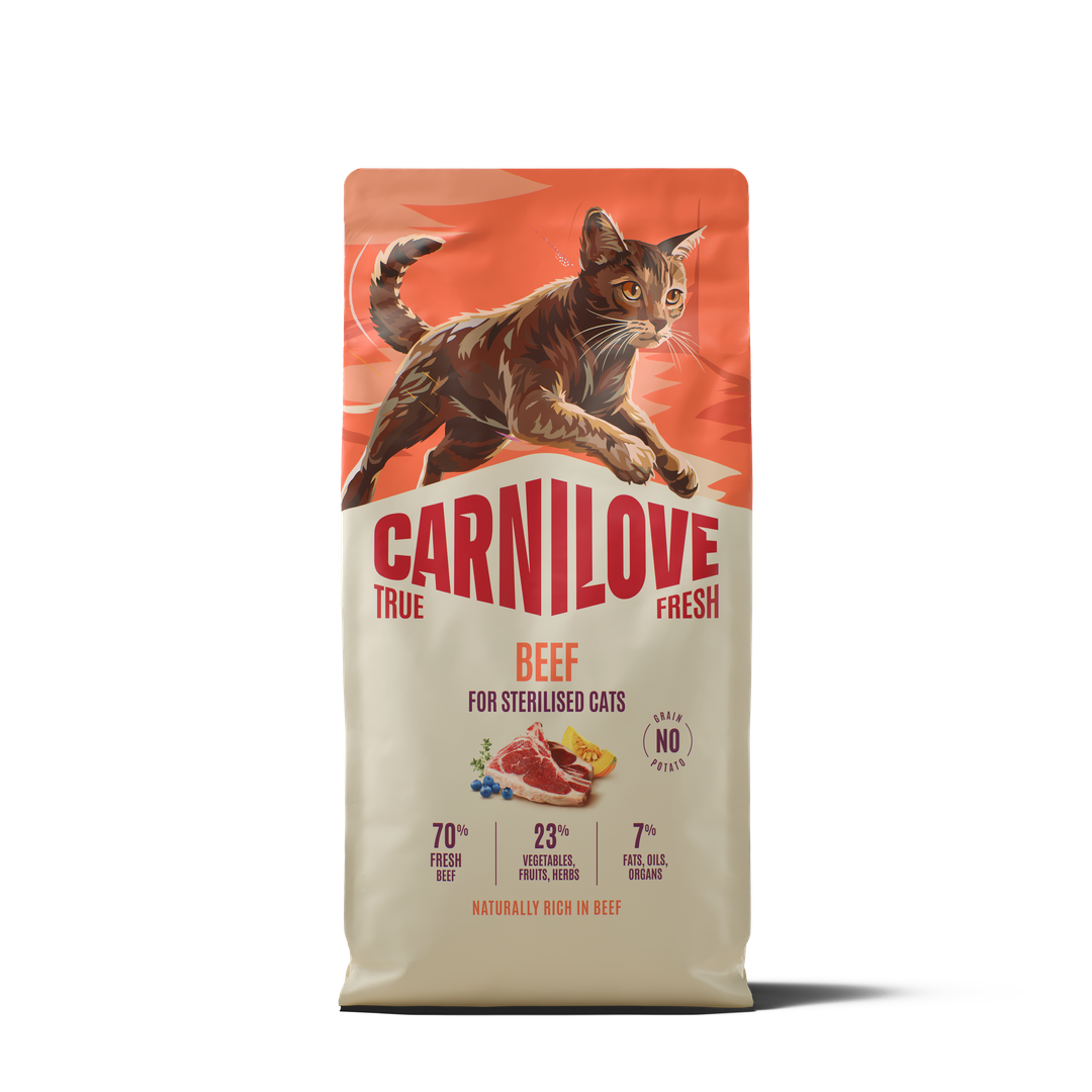 Корм сухий Carnilove Тру Фреш Біф Стерілайзд д/стерилізованих котів яловичина 2 кг арт.173752