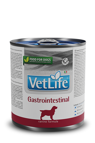 Фарміна дог волог Vet Life Gastrointestinal дієт. харчування, при захворюванні ШКТ, 300 г