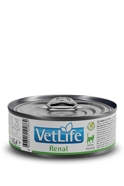 Фарміна кет волог Vet Life Renal дієт. харчування, для підтримки функції нирок, 85 г 02864