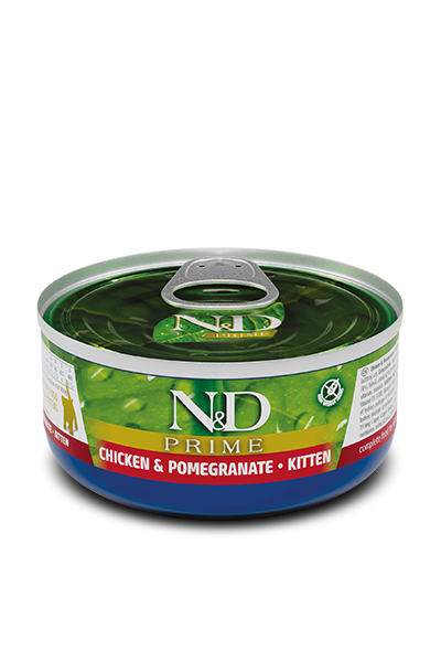 Фарміна кет волог N&D Grain Free PRIME CHICKEN KITTEN з куркою, гранатом 70 г 02901