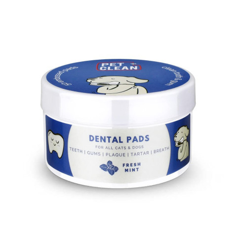Серветки вологі Pet Clean PET DENTAL WIPES для гігієни та чистки зубів тварин 50шт арт. CCPG100