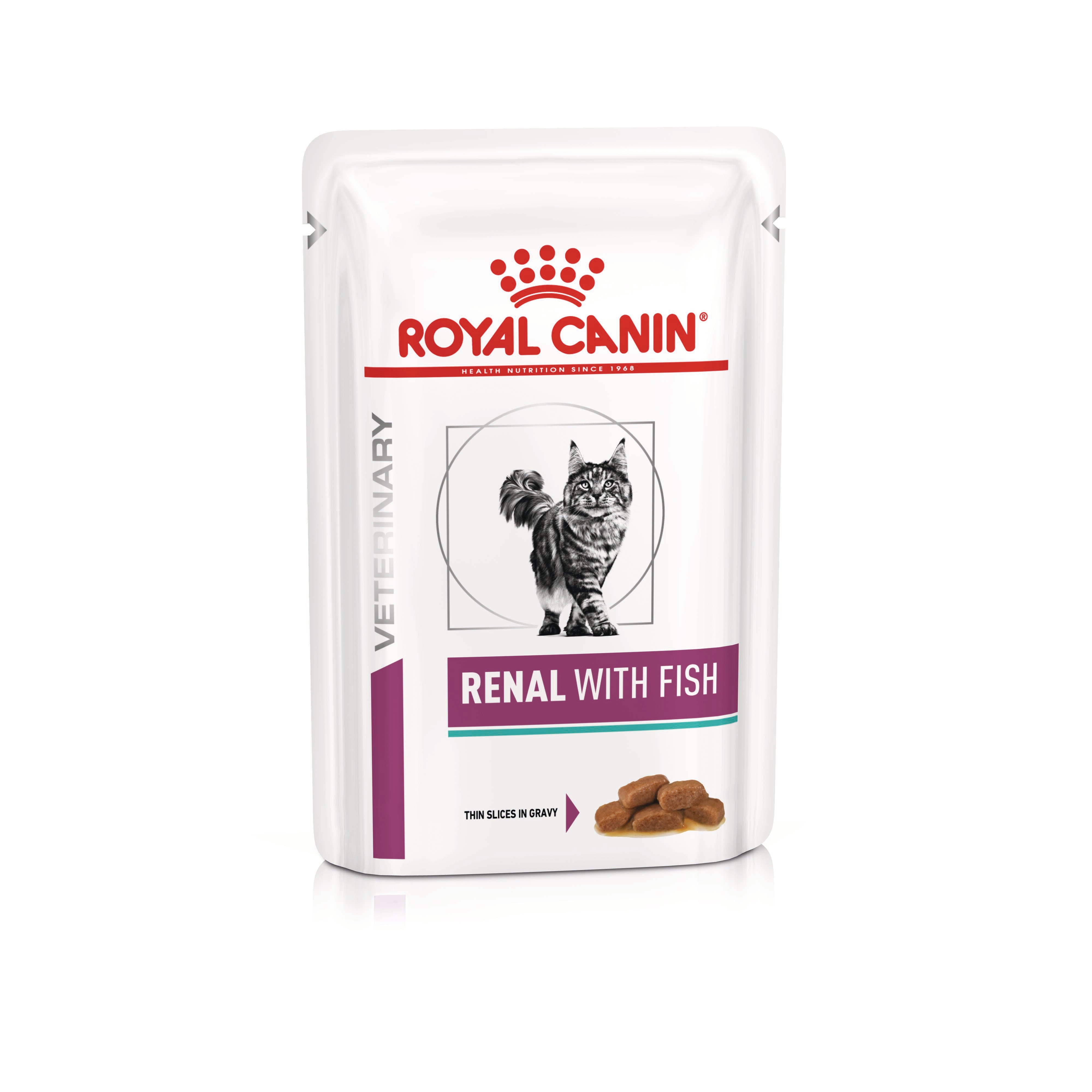 Royal Canin RENAL CAT FISH (шматочки у соусі) 0,085 кг Корм для котов