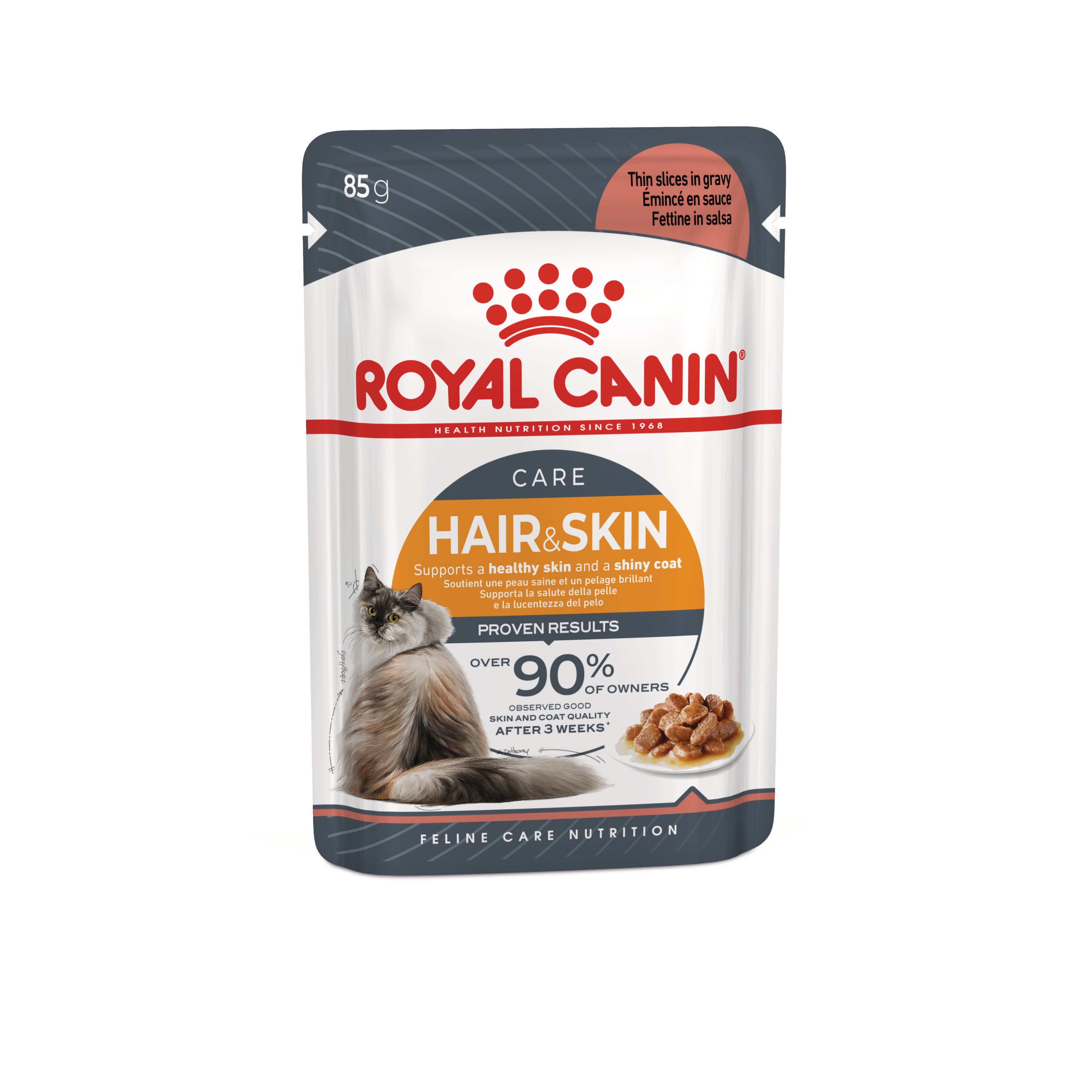 Royal Canin HAIR & SKIN хаер скин IN GRAVY 0,085 кг Корм для котов
